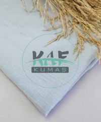 Krinkıl Müslin | 2 Katlı Bürümcük Kumaş |Açık Mavi Krinkıl Müslin | 2 Katlı Bürümcük Kumaş |Açık Mavi