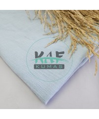 Krinkıl Müslin | 2 Katlı Bürümcük Kumaş |Açık Mavi Krinkıl Müslin | 2 Katlı Bürümcük Kumaş |Açık Mavi