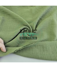 Krinkıl Müslin | 2 Katlı Bürümcük Kumaş | Açık Yeşim Krinkıl Müslin | 2 Katlı Bürümcük Kumaş | Açık Yeşim