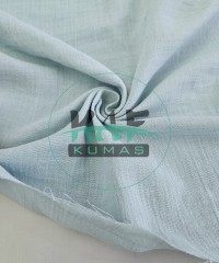 Krinkıl Müslin | 2 Katlı Bürümcük Kumaş |Açık Mavi Krinkıl Müslin | 2 Katlı Bürümcük Kumaş |Açık Mavi