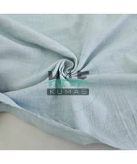 Krinkıl Müslin | 2 Katlı Bürümcük Kumaş |Açık Mavi Krinkıl Müslin | 2 Katlı Bürümcük Kumaş |Açık Mavi