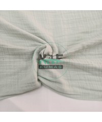 Krinkıl Müslin | 2 Katlı Bürümcük Kumaş | Mint Yeşili  Krinkıl Müslin | 2 Katlı Bürümcük Kumaş | Mint Yeşili