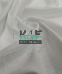  Krinkıl Müslin | 2 Katlı Bürümcük Kumaş | Beyaz