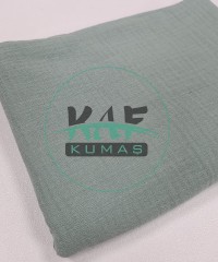 Krinkıl Müslin | 2 Katlı Bürümcük Kumaş | Buz Yeşili  Krinkıl Müslin | 2 Katlı Bürümcük Kumaş | Buz Yeşili