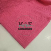 Krinkıl Müslin | 2 Katlı Bürümcük Kumaş | Fuşya