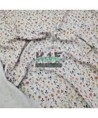 Baskılı %100 Pamuk 2 Katlı Gri Krinkıl Müslin Kumaş | Desen 2 Baskılı %100 Pamuk 2 Katlı Gri Krinkıl Müslin Kumaş | Desen 2