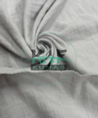  Krinkıl Müslin | 2 Katlı Bürümcük Kumaş | Gri