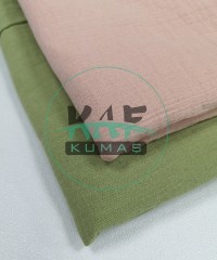 Krinkıl Müslin | 2 Katlı Bürümcük Kumaş | Haki/ Yosun  Krinkıl Müslin | 2 Katlı Bürümcük Kumaş | Haki/ Yosun