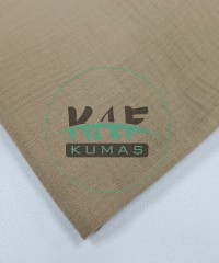 Krinkıl Müslin | 2 Katlı Bürümcük Kumaş | Bej  Krinkıl Müslin | 2 Katlı Bürümcük Kumaş | Bej