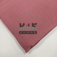 Krinkıl Müslin | 2 Katlı Bürümcük Kumaş | Pembe Kayısı  Krinkıl Müslin | 2 Katlı Bürümcük Kumaş | Pembe Kayısı