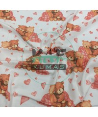 Krinkıl Müslin | 2 Katlı Bürümcük Kumaş | Sevgili Ayıcıklar