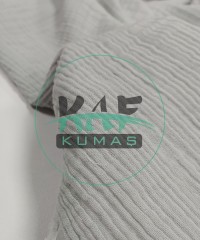 Dört Katlı Bürümcük Pamuk Müslin Kumaş | Geniş En | Gri