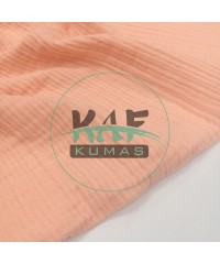Dört Katlı Bürümcük Pamuk Müslin Kumaş | Coral Dört Katlı Bürümcük Pamuk Müslin Kumaş | Coral