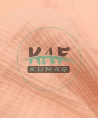 Dört Katlı Bürümcük Pamuk Müslin Kumaş | Coral Dört Katlı Bürümcük Pamuk Müslin Kumaş | Coral