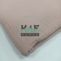 Dört Katlı Bürümcük Pamuk Müslin Kumaş | Soft Pembe Dört Katlı Bürümcük Pamuk Müslin Kumaş | Soft Pembe