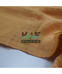 Dört Katlı Bürümcük Pamuk Müslin Kumaş | İki Renkli: Koyu Hardal ve Natural Dört Katlı Bürümcük Pamuk Müslin Kumaş | İki Renkli: Koyu Hardal ve Natural