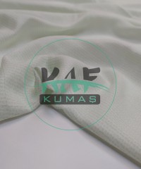 Baskılı Bambu Karışım Müslin Kumaş | Yeşil Çizgili