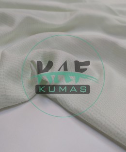 Baskılı Bambu Karışım Müslin Parça Kumaş | Yeşil Çizgili