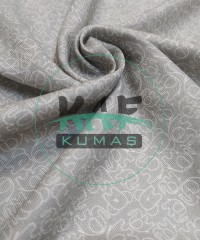 Baskılı Bambu Karışım Müslin Kumaş | Gri Zemin Filler Baskılı Bambu Karışım Müslin Kumaş | Gri Zemin Filler