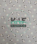 Baskılı Bambu Karışım Müslin Kumaş | Gri Zemin Penguen