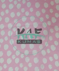 Baskılı Bambu Karışım Müslin Kumaş | Pembe Zemin Balon Baskılı Bambu Karışım Müslin Kumaş | Pembe Zemin Balon