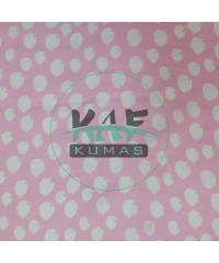 Baskılı Bambu Karışım Müslin Kumaş | Pembe Zemin Balon Baskılı Bambu Karışım Müslin Kumaş | Pembe Zemin Balon