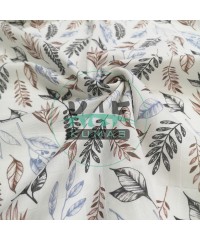 Baskılı %100 Pamuk Müslin Kumaş | Soft Dallar