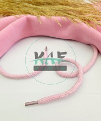 Pamuk Sweatshirt İpi | Plastik Uçlu 125 cm Kordon | Pembe Pamuk Sweatshirt İpi | Plastik Uçlu 125 cm Kordon | Pembe