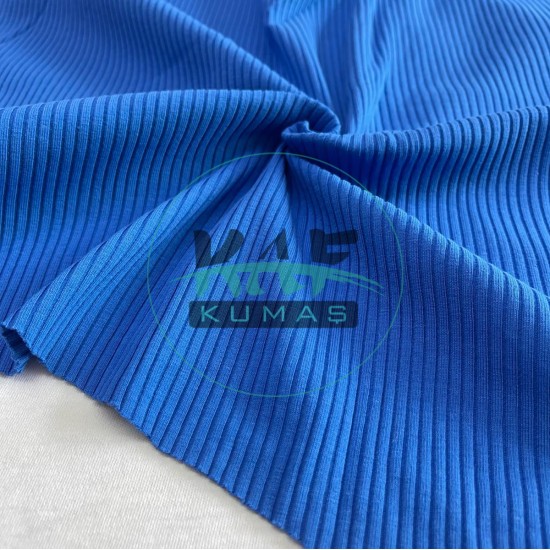 Pamuklu Kaşkorse Kumaş | Mavi