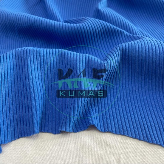 Pamuklu Kaşkorse Kumaş | Mavi