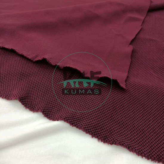Petek Kumaş | Bordo Petek Kumaş | Bordo