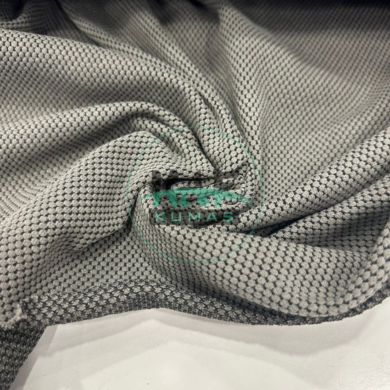 Pamuklu Petek Kumaş|Gümüş Gri