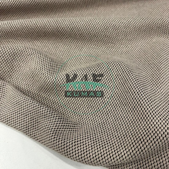 Pamuklu Petek Kumaş|Açık Kahve