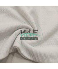 Örme Waffle Kumaş | Beyaz Örme Waffle Kumaş | Beyaz