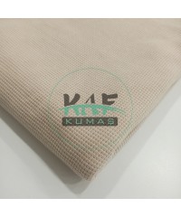 Örme Waffle Kumaş | Krem Rengi Örme Waffle Kumaş | Krem Rengi