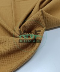 Örme Waffle Kumaş | Hardal Örme Waffle Kumaş | Hardal