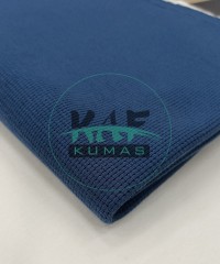 Örme Waffle Kumaş | Koyu Mavi Örme Waffle Kumaş | Koyu Mavi