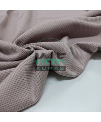 Örme Waffle Kumaş | Açık Pudra