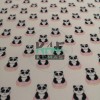 Baskılı Poplin Kumaş | Sevimli Panda Baskılı Poplin Kumaş | Sevimli Panda