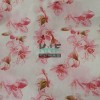 Baskılı Poplin Kumaş | Pembe Çiçekler Baskılı Poplin Kumaş | Pembe Çiçekler
