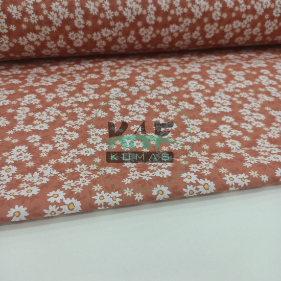 Baskılı Poplin Kumaş | Papatya