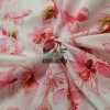 Baskılı Poplin Kumaş | Pembe Çiçekler Baskılı Poplin Kumaş | Pembe Çiçekler