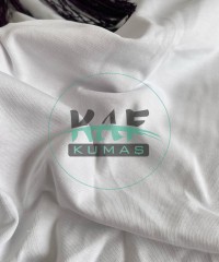 Penye Süprem Kumaş | %90 Pamuk %10 Elastan | Ekru