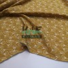 Baskılı Penye Süprem Kumaş | Hardal Motif Baskılı Penye Süprem Kumaş | Hardal Motif