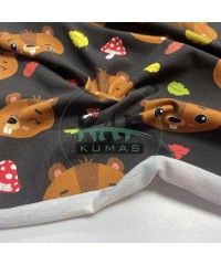 Dijital Baskılı Süprem Kumaş | Kunduz