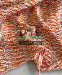 Zara Kumaş | Karışık Renkli Jakarlı Kumaş