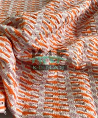 Zara Kumaş | Karışık Renkli Jakarlı Kumaş