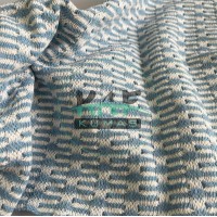 Zara Kumaş | Mavi Beyaz Jakarlı Kumaş