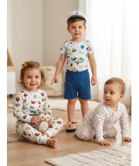 Ayıcık Baskılı Süprem Kumaş