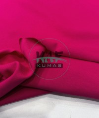  1x1 Ribana Kumaş | Esnek Penye Kumaş (Pamuklu, Likralı Eni 180 cm) | Fuşya